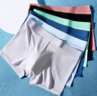 L-5XL 빅 사이즈 속옷 남성용 복서 통기성 부드러운 남성용 복서 팬티 스포티한 복서 남성용 스퀘어 팬티 반바지 섹시한 속옷