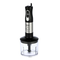 Ensemble de mixeur à main haute puissance 1600W, robot culinaire 5-en-1 avec vitesse variable, lame en acier 304 plaqué titane