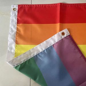 ธงไพรด์ LGBT คุณภาพสูง กันน้ำ พิมพ์ดิจิทัล ขนาด 2x3 ฟุต ทำจากโพลีเอสเตอร์ ลายสายรุ้ง สำหรับกลุ่มเลสเบี้ยน ไบเซ็กชวล เกย์ และทรานส์เจนเดอร์ - Product Image 3