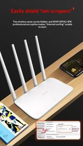 <span class=keywords><strong>Repetidor</strong></span> Wifi Inalámbrico <span class=keywords><strong>Tenda</strong></span> F6 Versión en Inglés, 300 Mbps para el Hogar con 4 Antenas Externas de 5db, Extensor de Routers - Product Image 4