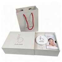 Boîte d'emballage personnalisée pour aligneurs orthodontiques biodégradables avec gaufrage, étui rigide pour rangement de prothèses dentaires et appareils dentaires