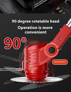 Tondeuse à gazon électrique sans fil rechargeable, multifonctionnelle, industrielle, pour usage domestique, avec fonction de désherbage au lithium - Product Image 6