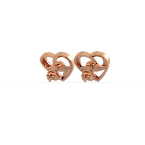 ต่างหูเพชรทรงกลมเจียระไนแบบบริลเลียนท์ ผลิตในห้องปฏิบัติการ ดีไซน์หรูหราแบบมินิมอล รับผลิตแบบ OEM ODM ทองคำ 14K/18K/22K ตามสั่ง - Product Image 2