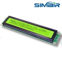 SPLC780C Pantalla LCD de 180x40MM DE 2002 caracteres azul grande 202 20X2 con retroiluminación LED