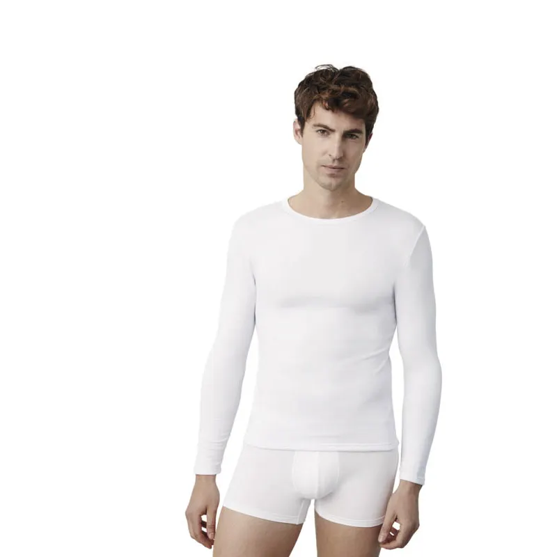 Finest Quality Men Thermal Cotton Undershirt T-shirt Long sleeves Designed in Spain Wholesale Premium