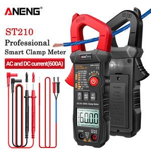 Automatic Multi-function Digital High-precision Current <b>Clamp</b> Type Electrical Multimeter ST210 Standard (intelligent Temperature - Product Image 3