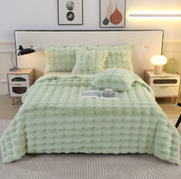 Nouvelle Couverture de Lit Moderne Épaisse en Fausse Fourrure de Lapin 2026 – Grande Taille Luxe en Fausse Fourrure de Vison Douillette pour Chambre à Coucher