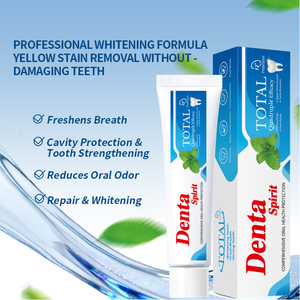 Pasta Dental Blanqueadora Total Anti-Caries OEM al <span class=keywords><strong>Mejor</strong></span> Precio, Fortalece y Repara con Hidroxiapatita, Pasta Dental de Limpieza Profunda con Menta Refrescante - Product Image 4