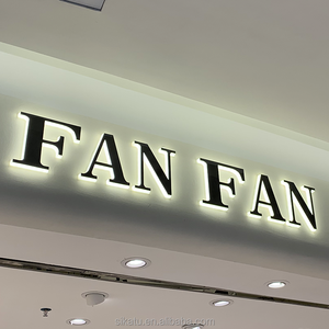 Tùy chỉnh Acrylic 3D Backlit chữ dẫn dấu hiệu điện tử chữ kênh với Backlit thư ký - Product Image 4