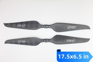 17.5*6.5 घर्षण प्रतिरोधी बड़ी मोटर उड़ान फोल्डिंग प्रोपेलर टी 700 मानक कार्बन फाइबर <span class=keywords><strong>2</strong></span> ब्लेड प्रोपेलर - Product Image 3