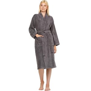 เสื้อคลุมอาบน้ำผู้ชายผ้าเทอร์รี่เนื้อนุ่ม 100% โพลีเอสเตอร์ เสื้อคลุมแสนสบายสำหรับพักผ่อนและสปา เสื้อคลุมอาบน้ำแบบสั่งทำ ผู้ผลิตจากเวียดนาม - Product Image 3