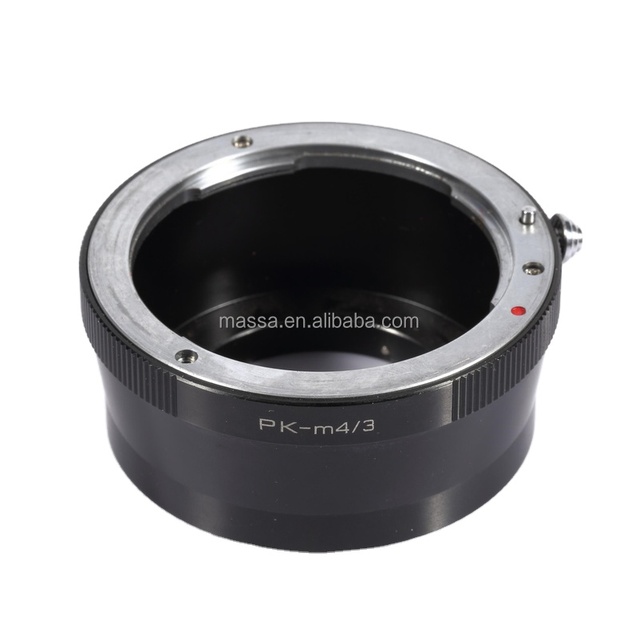 Massa Black Aluminum Alloy CNC Machined Macro4/3 Full Frame Multi-Brand Compatible Lens Adapter Ring for Digital Cameras