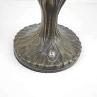 Lampe de table de chevet antique sans fil rechargeable avec contrôle tactile E12 Ampoule candélabre