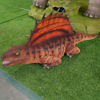 Anpassbarer Interaktiver Mobiler Roboterhund Animatronischer Dinosaurier in Form eines Heterodonten Dinosauriers