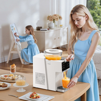 Máquina Eléctrica Portátil para Granizados de 2L, Fácil de Limpiar, para Uso Doméstico, Cafeterías y Bares
