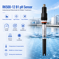 Sensor pH Tahan Banting dengan Casing Tahan Korosi PC+ABS, Konektor M8 Ulir PG13.5 untuk Kualitas Air Umum