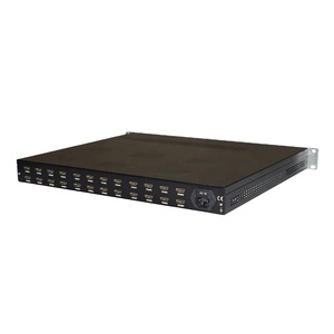 Encodeur modulateur Q324 H.264 ISDB-T DVB-T QAM ATSC RF avec double entrée ASI et contrôle Web/LCD pour usage commercial et télévision hôtelière - Product Image 1