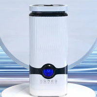Humidificateur d'air ultrasonique vertical à rayures, grande production de brume, contrôle intelligent de l'humidité, fonction minuterie, humidificateur silencieux