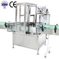 Machine de capsulage automatique de bombes de peinture en aérosol, moteur PLC, engrenage - Haute efficacité électrique pour les applications chimiques, les boissons et le tabac