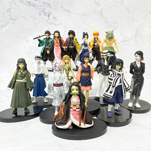 24 Design Japan Anime Figure Toys Demon Slayer Kimetsu No Yaiba Tanjirou Nezuko Statue Cartoon PVC Action Figure Modeling