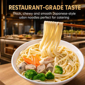Nouilles Udon Épaisses à Base de Blé Pur, <span class=keywords><strong>Sans</strong></span> Additifs Animaux, pour Menu Végétarien et Végétalien - Product Image 2