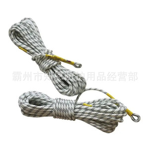 Cuerda de seguridad contra incendios de poliéster de 10 m para escape de emergencia y trabajos en altura - Product Image 2