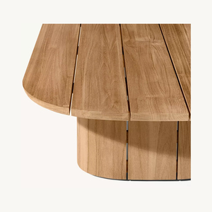 Patio Muebles de jardín Sofá Set Sectionals Maravilloso exterior Hogar y jardín Muebles Set Patio trasero Madera Teca Mesa auxiliar - Product Image 6