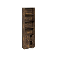 Armoire haute moderne en bois écologique, gain de place, avec design sans dossier, pour le rangement du salon et du bureau à domicile