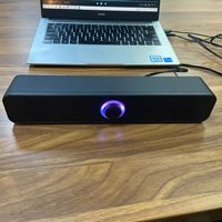 Bedrade USB-batterij Soundbar Computerluidspreker Desktoplaptop Lange strip 3,5 mm audio-aansluiting Verbeterde bas-subwooferluidspreker