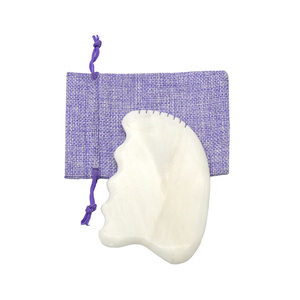 2025 Hot Sale White <strong>Jade</strong> Gua Sha Board Muscle Relaxation &amp; Anti-Aging Facial Massage Tool Natural <strong>Stone</strong> Scraping - Product Image 6