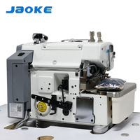Moteur de machine à surjeter industrielle à lit plat JAOKE, nouvelle génération |   Alimentation supérieure/inférieure épaisse, haute productivité, construction en fer, usage domestique