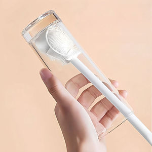 Vente en gros 360. Brosse à biberon rotative à long manche, brosse de nettoyage en silicone pour biberons étroits, ensemble de brosses fourni par l'usine - Product Image 1