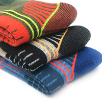 Chaussettes de randonnée épaisses en laine mérinos personnalisées pour le ski, le sport, l'hiver et le voyage