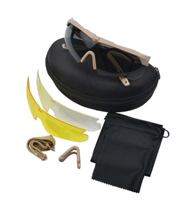 Usa Mairun Tactical Eyewear Model USA 823 3 Interchangeable Lenses <b>Outdoor</b> Unisex Shooting <b>Glasses</b> Water Resistant Sports - Product Image 3