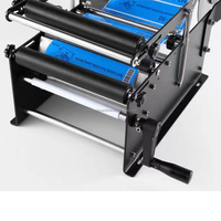 Machine d'étiquetage manuelle à largeur réglable 10-160 mm pour étiquettes adhésives