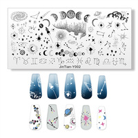 Dessin animé Nail Art estampage plaques en acier inoxydable modèle ongles transfert impression plaque bricolage ongles beauté outils