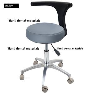 Fauteuil de Médecin Polyvalent pour Usage Dentaire, Esthétique, Ophtalmique, ORL - Gris/Noir/Argent Classe I - Product Image 5