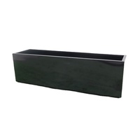 Fabricant de jardinières rectangulaires en acier pour plantes, grandes jardinières d'intérieur et d'extérieur, vente en gros