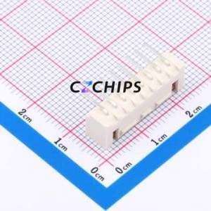 HC-XHB-8AW-M Wire-to-Board Pin Header Bent Lead Through Hole,P=2.5mm Connector 1x8P 2.5mm Right Angle Insert XHB - Product Image 2