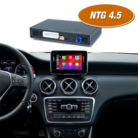 جهاز فك تشفير لاسلكي محمول لـ CarPlay وAndroid Auto لسيارات مرسيدس بنز الفئة A طراز W176 2013-2015 NTG4.5 مع واي فاي مدمج ومنفذ USB