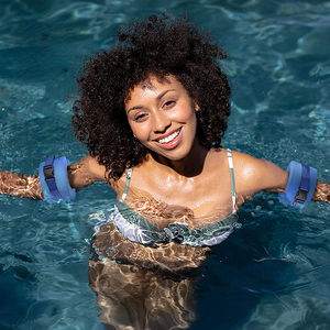 हाइकर टस्पोर्ट्स फोम किस्फिट एक्वा आराम पानी व्यायाम प्रतिरोध फोम टखने और पैर कफ पानी एरोबिक्स फ्लोट रिंग रिंग - Product Image 4