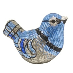 Women <b>Cute</b> Bird Rhinestones Evening Bag Glitter Crystal Clutch <b>Purse</b> Detachable Chain Handbag for Vacation Christmas - Product Image 4