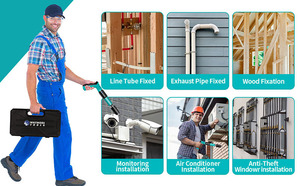 Pistola de Clavos Comercial para Construcción, Potente, Rápida, Silenciosa, con Bloqueo de Seguridad, en Stock - Product Image 5