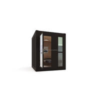 Maison préfabriquée en conteneur de 10 pieds 20 pieds pour jardin bureau chambre mini entrepôt de couchage hôtel mobile-immeuble de bureaux polyvalent