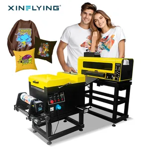 Impresora DTF A3 de alta calidad XinFlying con máquina mezcladora de polvo, juego completo de impresora DTF de 30cm