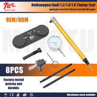 Kits d'outils de calage MT-Tools Volkswagen EA111 Audi Golf Skoda Lavida pour moteurs 1.2T/1.4T/1.4/1.6, acier durable, noir