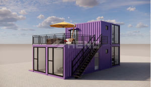 Plan de maison à 3 chambres économique, cadre de conteneur portable, petites maisons mobiles, maison modulaire - Product Image 4