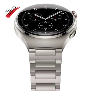Fascia in titanio con fibbia piatta a forma di I da 22mm-per Samsung Watch6/5/4 e <span class=keywords><strong>Huawei</strong></span> <span class=keywords><strong>GT3</strong></span> <span class=keywords><strong>Pro</strong></span> - Product Image 5
