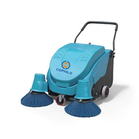 Cophilo C-M2B Balayeuse de voirie électrique rotative autotractée pour le nettoyage des sols et la suppression de la poussière, largeur de nettoyage 1100 mm, puissance 700 W, Nouveau modèle