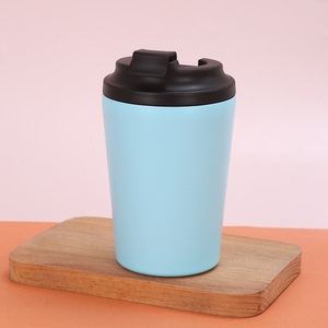 Nuovo 350ml Thermos caffè tazza americana Caffe Latte tazza 304 acciaio inossidabile isolato tazza sottovuoto con coperchio - Product Image 6